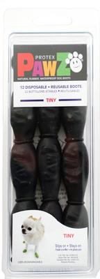 Show full view: Pawz Waterproof Dog Boots, Black, Tiny, 12 count slide 7 of 10