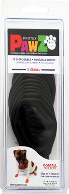 Show full view: Pawz Waterproof Dog Boots, Black, X-Small, 12 count slide 7 of 10