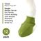 Show in main carousel: Pawz Waterproof Rubber Dog Boots, Olive Green, 12 count, Small slide 3 of 8