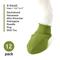 Show in main carousel: Pawz Waterproof Rubber Dog Boots, Olive Green, 12 count, X-Small slide 3 of 8