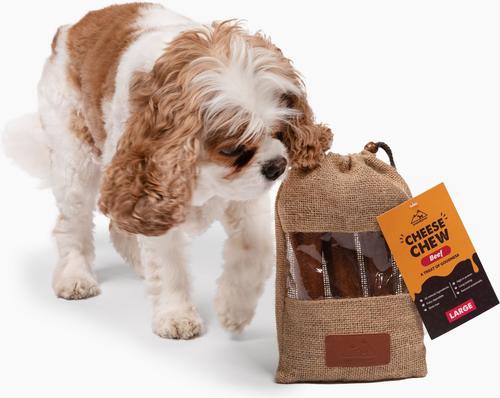 Show full view: peaksNpaws Large Beef Cheese Dog Chew Treat, 13-oz bag slide 4 of 4