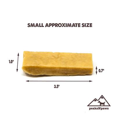 Show full view: peaksNpaws Yak Milk Small Dog Value Pack Dog Chew Treats, 9 count slide 5 of 10