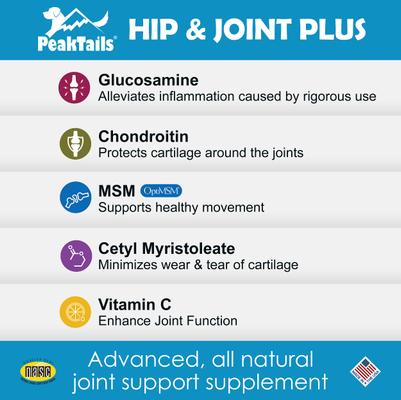 Show full view: PeakTails Arthrix Hip & Joint Plus Dog Supplement, 150 count slide 4 of 8