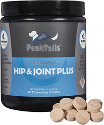 PeakTails Arthrix Hip & Joint Plus Dog Supplement, 90 count