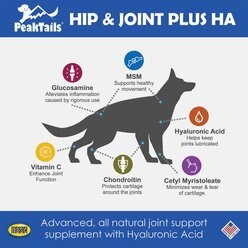 PeakTails Arthrix Hip & Joint Plus HA Dog Supplement, 150 count slide 2 of 6