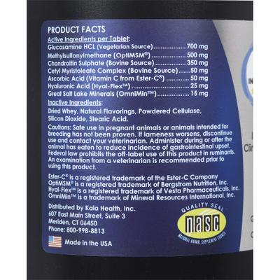 Show full view: PeakTails Arthrix Hip & Joint Plus HA Dog Supplement, 150 count slide 5 of 8