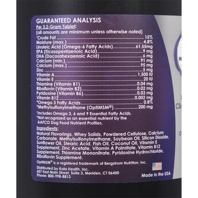 Show full view: PeakTails Dermatrix Skin & Coat Dog Supplement, 150 count slide 5 of 8