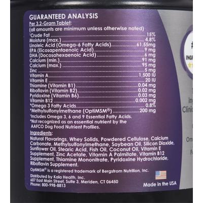 Show full view: PeakTails Dermatrix Skin & Coat Dog Supplement, 90 count slide 5 of 8