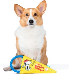 PEANUTS Athlete Flattie Fan Banner & Rope Squeaky Plush Dog Toy slide 2 of 5