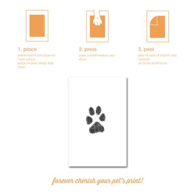 Show full view: Pearhead Pawprints Desk Frame & Ink Kit, 4 x 6-in slide 3 of 8