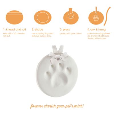 Show full view: Pearhead Pawprints Dog & Cat Hanging Keepsake slide 3 of 11