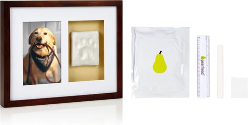 Show full view: Pearhead Pawprints Dog & Cat Wall Frame & Impression Kit, Espresso slide 2 of 11