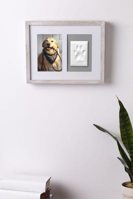 Show full view: Pearhead Pawprints Wall Picture Frame, 4 x 6-in slide 5 of 8
