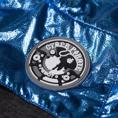 Show full view: Pebot Alita Hooded Dog & Cat Raincoat, Metallic Blue, 12 slide 5 of 5