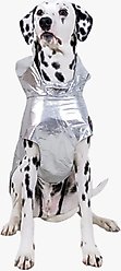 Pebot Alita Hooded Dog & Cat Raincoat, Silver, 26