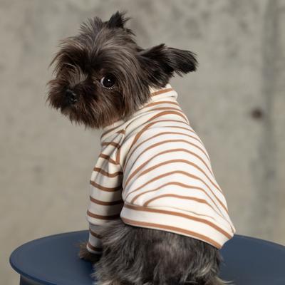 Show full view: Pebot Buttercup Dog & Cat Fleece, Brown / Ivory Stripe, 26 slide 2 of 6