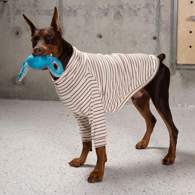 Show full view: Pebot Buttercup Dog & Cat Fleece, Brown / Ivory Stripe, 26 slide 3 of 6