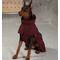 Show in main carousel: Pebot Cyberry Dog & Cat Windbreaker Trench, Burgundy, 26 slide 3 of 3