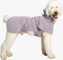 Pebot Cyberry Dog & Cat Windbreaker Trench, Lilac, 26