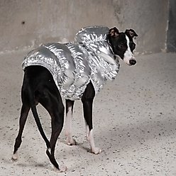 Pebot Dog & Cat Puffer Coat, Silver, 16 slide 2 of 3