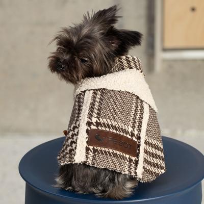 Show full view: Pebot Grover Dog & Cat Vest, Brown Plaid, 26 slide 3 of 6