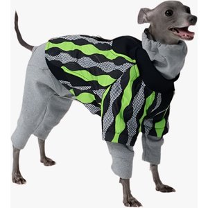 Pebot Ranger 2 Dog & Cat Jacket, Ripple: Green/Black, 16