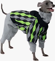 Pebot Ranger 2 Dog & Cat Jacket, Ripple: Green/Black, 20