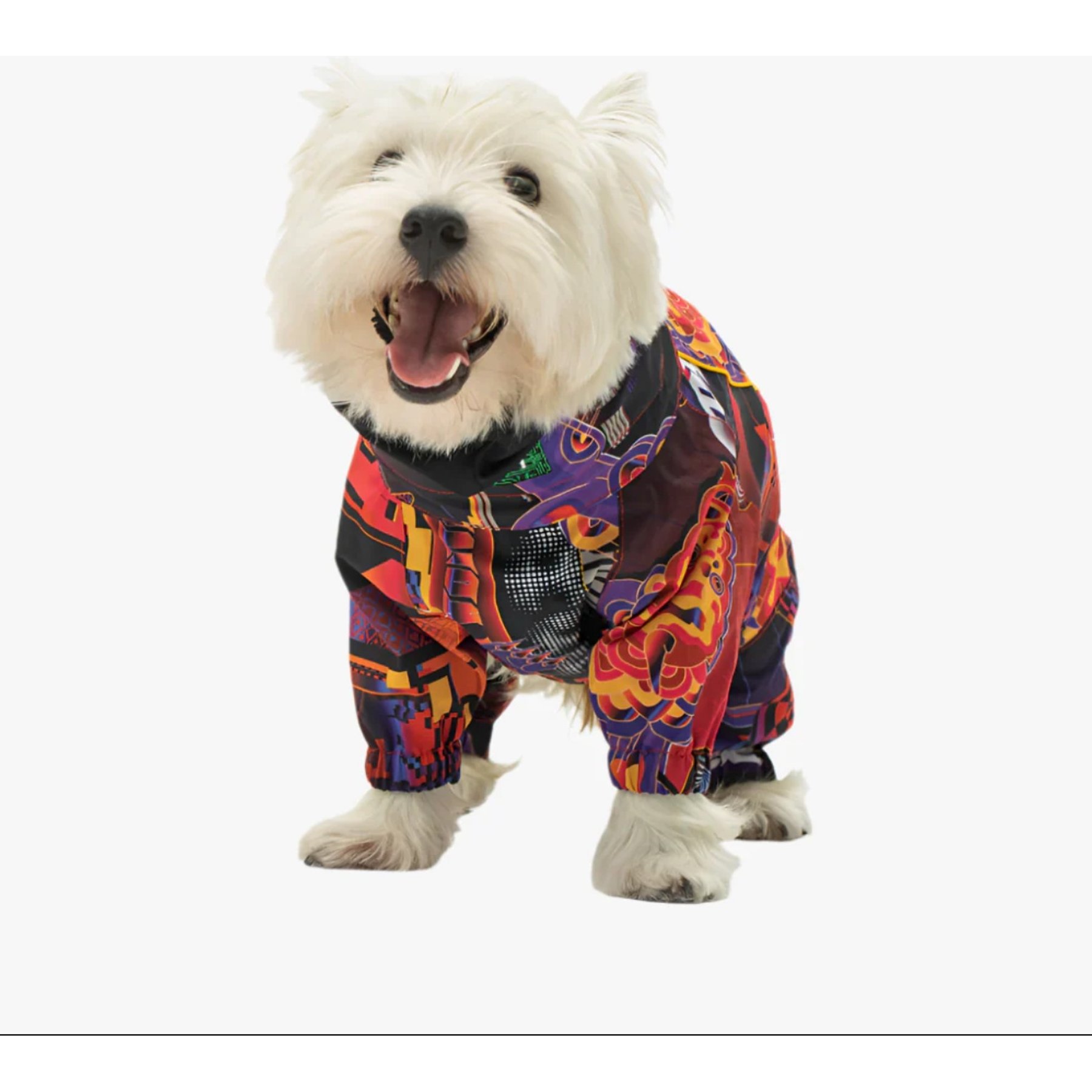 Pebot Rey Dog & Cat Rainsuit, Cyber Red, 20