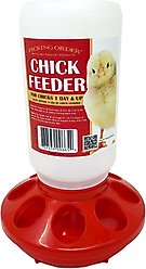 Pecking Order Chick Feeder