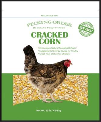 Show full view: Pecking Order Cracked Corn Chicken Treats, 10-lb bag slide 1 of 2