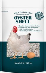 Pecking Order Oyster Shell Poultry Feed, 5-lb bag