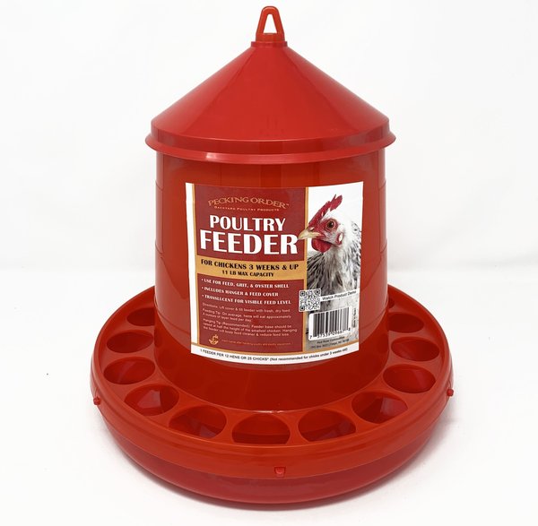 Pecking Order Poultry Feeder