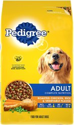 Pedigree Adult Complete Nutrition Chicken Flavor Dry Dog Food + Homestyle Meals Prime Rib, Rice & Vegetable Flavor in Gravy & Roasted Chicken, Rice & Vegetable Flavor in Gravy Canned Soft Wet Food Variety Pack slide 2 of 9