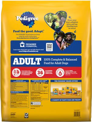 Show full view: Pedigree Adult Complete Nutrition Grilled Steak & Vegetable Flavor Dry Dog Food + Choice Cuts in Gravy Variety Pack Adult Wet Dog Food, 3.5-oz pouch, case of 30 slide 7 of 9