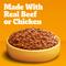 Show in main carousel: Pedigree Adult Steak Flavor Dry Dog Food + Chopped Ground Dinner Canned Wet Food Combo with Chicken, Liver & Beef & Beef, Bacon & Cheese Flavor Variety Pack slide 9 of 9