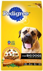 Pedigree Big Dogs Adult Complete Nutrition Large Breed Roasted Chicken Flavor Dry Dog Food + Choice Cuts In Gravy Country Stew & Chicken & Rice Flavor Canned Wet Food Variety Pack slide 2 of 9