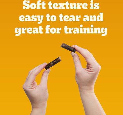 Show full view: Pedigree Canine Cookout Chicken Flavored High-Protein Adult Meaty Sticks Soft Dog Treats, 5.36-oz pouch slide 5 of 11