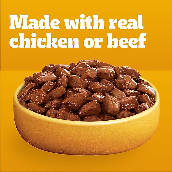 Show full view: Pedigree Choice Cuts in Gravy Variety Pack Adult Wet Dog Food, 3.5-oz pouch, case of 30 slide 8 of 10
