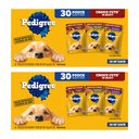 Pedigree Choice Cuts in Gravy Filet Mignon, Hickory Chicken & Beef Noodles Variety Pack Adult Wet Dog Food, 3.5-oz pouch, bundle of 60