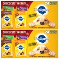 Pedigree Choice Cuts in Gravy Variety Pack Filet Mignon, Grilled Chicken, Chicken Casserole & Beef Noodl...