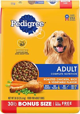 Show full view: Pedigree Choice Cuts in Gravy Variety Pack Filet Mignon, Grilled Chicken, Chicken Casserole & Beef Noodle + Complete Nutrition Roasted Chicken, Rice & Vegetable Flavor Dry Dog Food slide 6 of 9