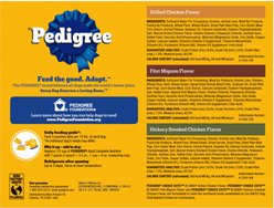 Pedigree Choice Cuts in Gravy Variety Pack, Hickory Smoked Chicken Flavor, Grilled Chicken Flavor in Sauce & Filet Mignon Flavor in Gravy Adult Wet Dog Food Pouches, 3.5-oz, pack of 18 slide 2 of 8