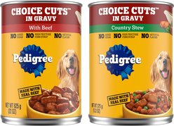 Pedigree Choice Cuts in Gravy with Beef + Country Stew Canned Dog Food
