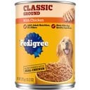 Pedigree Chopped Ground Dinner with Chicken Adult Canned Wet Dog Food, 13.2-oz can, case of 12