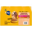 Pedigree Chopped Ground Dinner with Chicken & Beef Adult Canned Wet Dog Food Variety Pack, 13.2-oz can, bundle of 48 