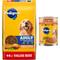 Show in main carousel: Pedigree Chopped Ground Dinner with Chicken Canned Food + Complete Nutrition Roasted Chicken, Rice & Vegetable Flavor Dry Dog Food slide 1 of 10