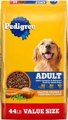 Show full view: Pedigree Chopped Ground Dinner with Chicken Canned Food + Complete Nutrition Roasted Chicken, Rice & Vegetable Flavor Dry Dog Food slide 2 of 10