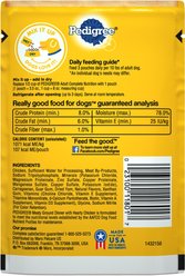 Pedigree Chopped Meaty Ground Dinner with Hearty Chicken Adult Wet Dog Food, 3.5-oz pouch, case of 16 slide 2 of 8