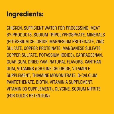 Show full view: Pedigree Chopped Meaty Ground Dinner with Hearty Chicken Wet Food + Complete Nutrition Roasted Chicken, Rice & Vegetable Flavor Dry Dog Food slide 3 of 9