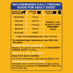 Pedigree Complete Nutrition Grilled Steak & Vegetable Flavor Dog Kibble Adult Dry Dog Food, 88-lb bundle slide 2 of 9